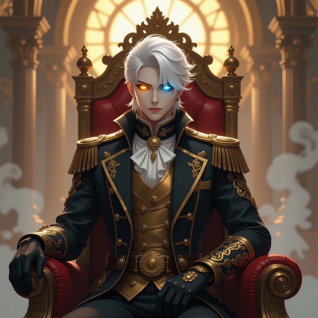 Androgynous Royal Heir in Steampunk Fantasy World