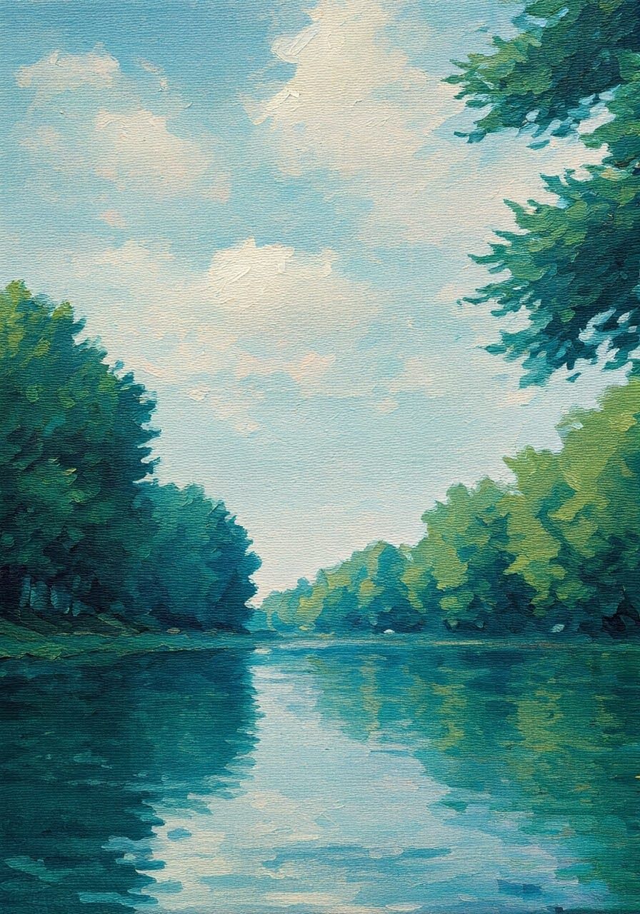 Impressionist Atlas Landscape in the Style of Heidelberg Sch...
