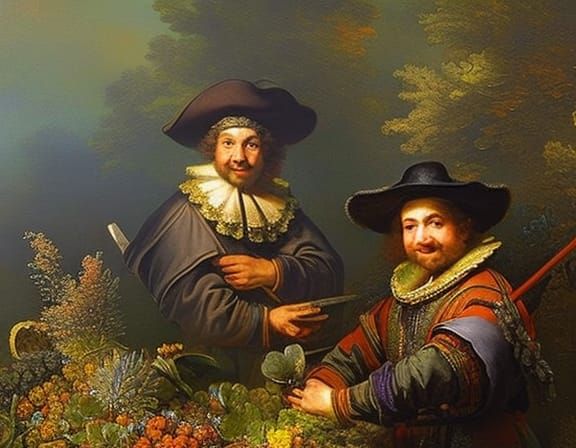 Rembrandt the gardener
