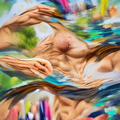Anime Bodybuilder Flexing Causes Disgust in 8k