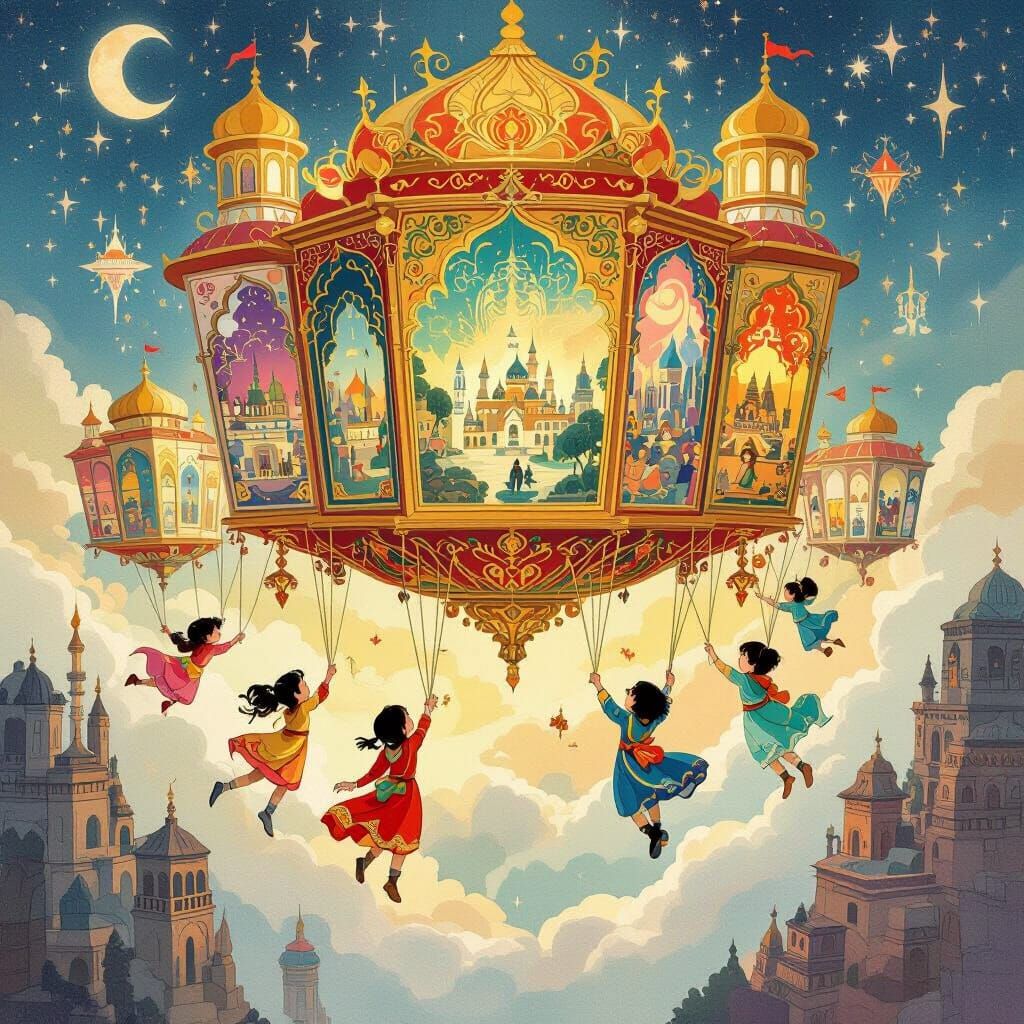 Magic Flying Palace Hotel Rooms Through Time