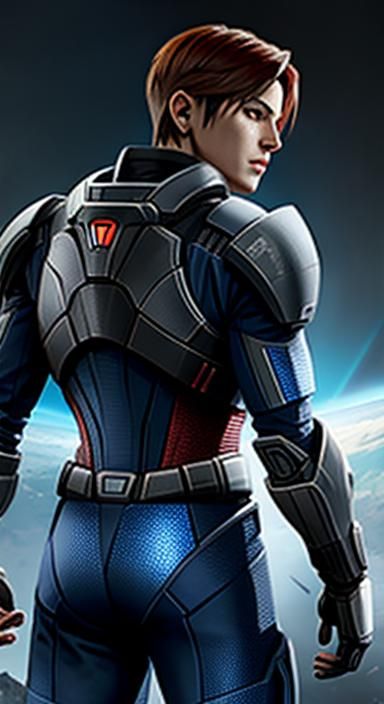 AI Generated Image of Mass Effect