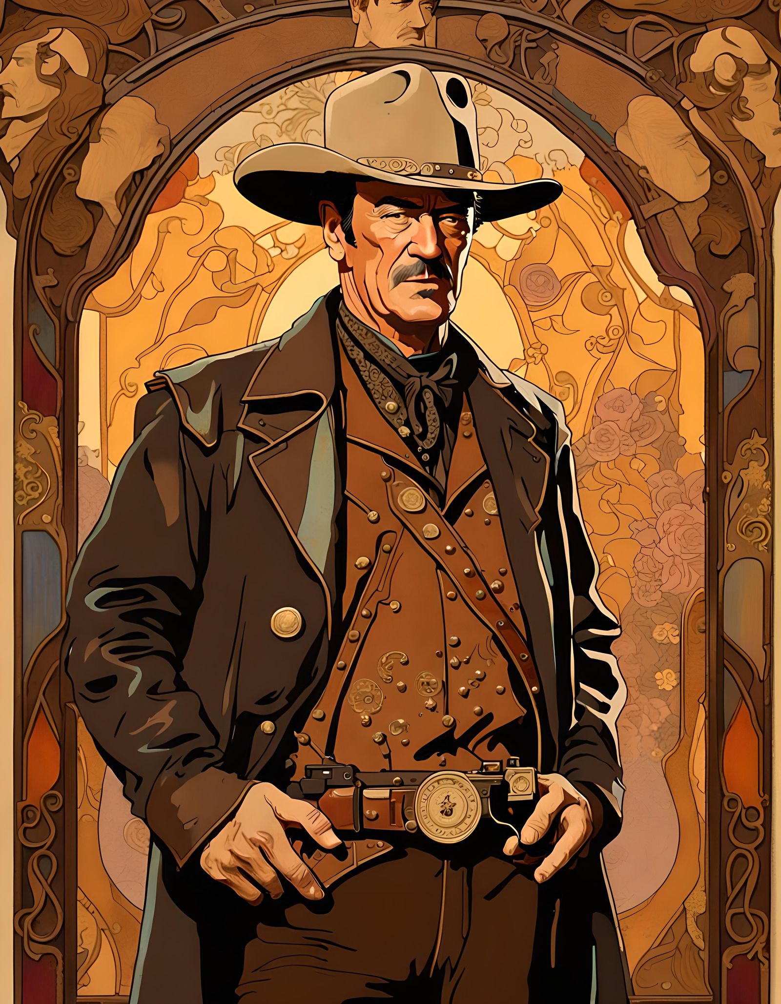 John Wayne as Sheriff John T. Chance in Rio Bravo