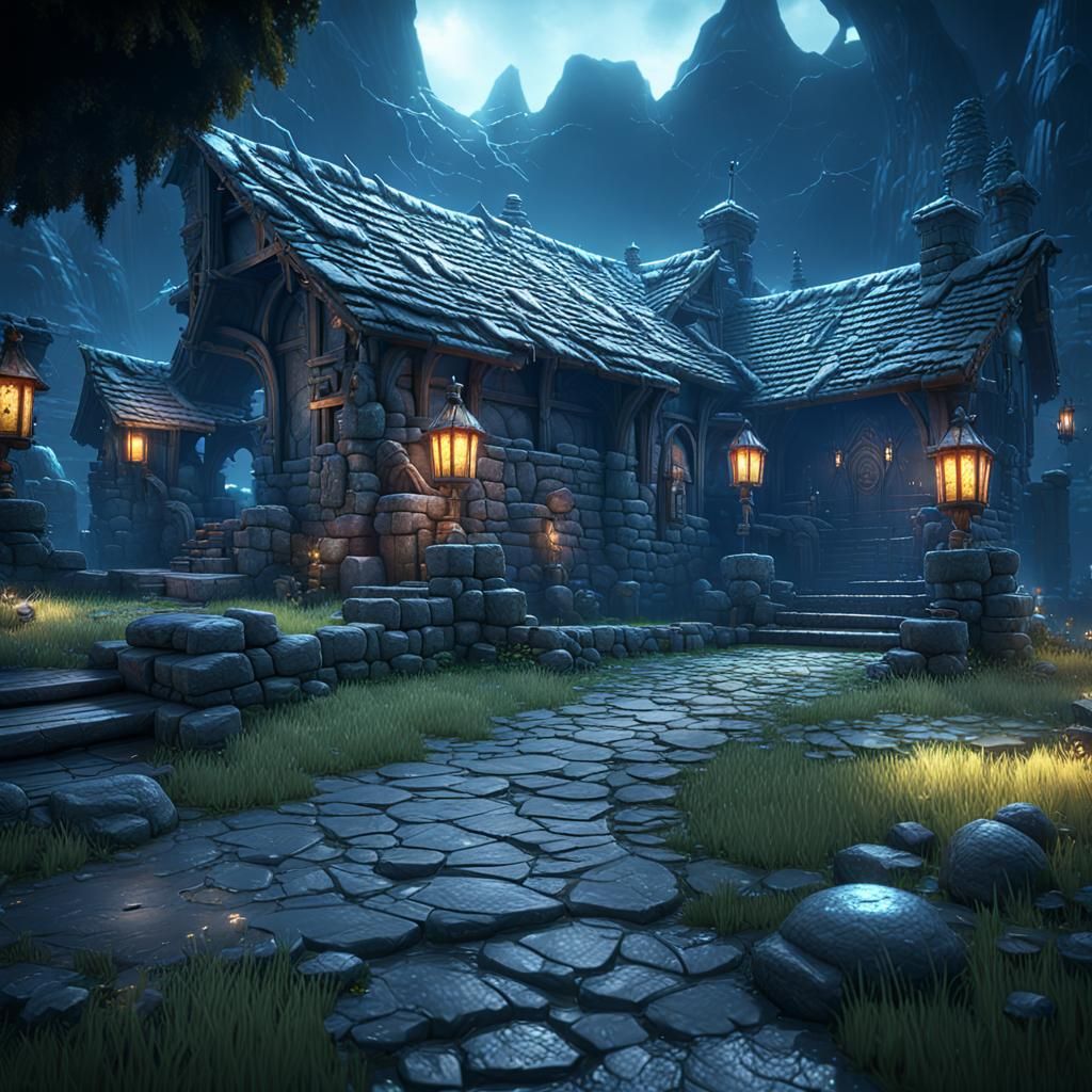 Epic 3D Fantasy RPG Game Texture in 8K