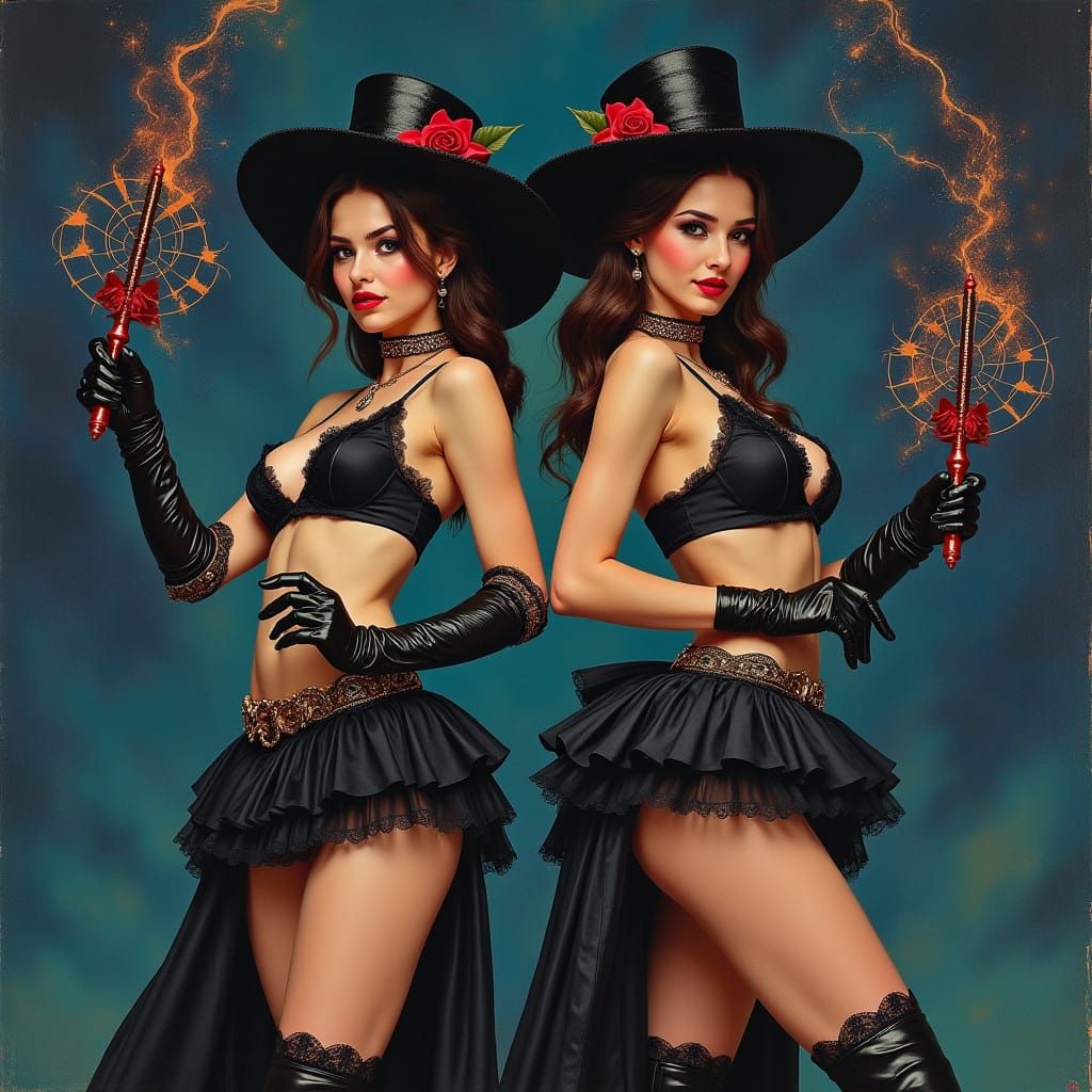 Ethereal Vampire Hunters: A Fusion of Modern Elegance and My...