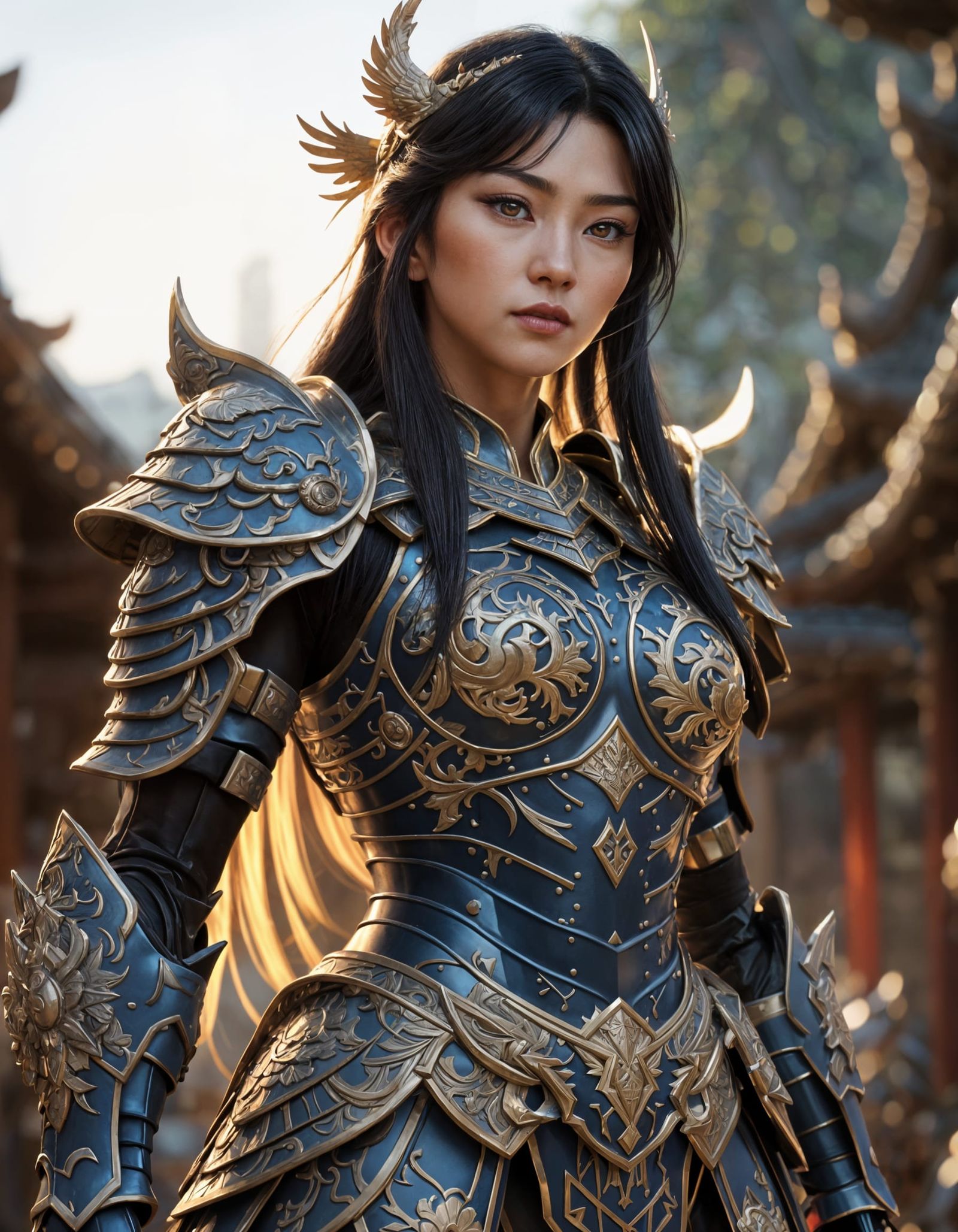 Valkyrie Maiden in Ancient Armor