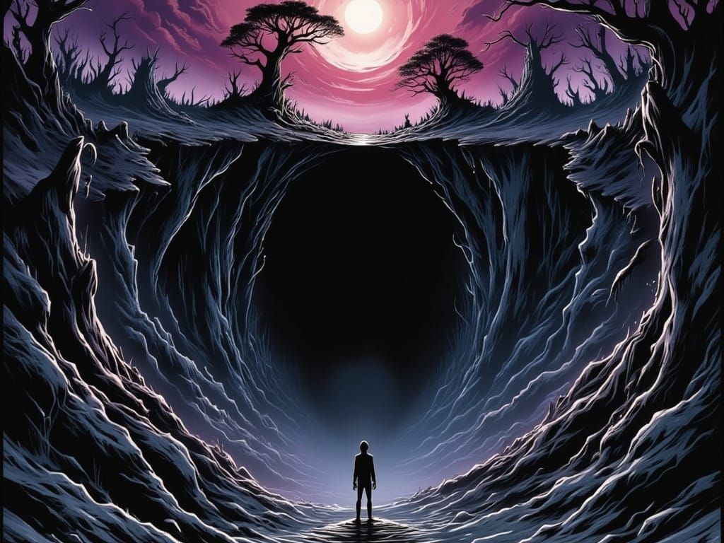 The edge of nothing at all