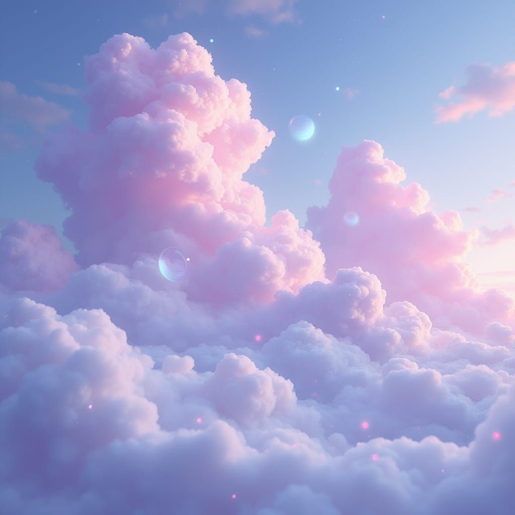 Dreamy Clouds in Whimsical Hues