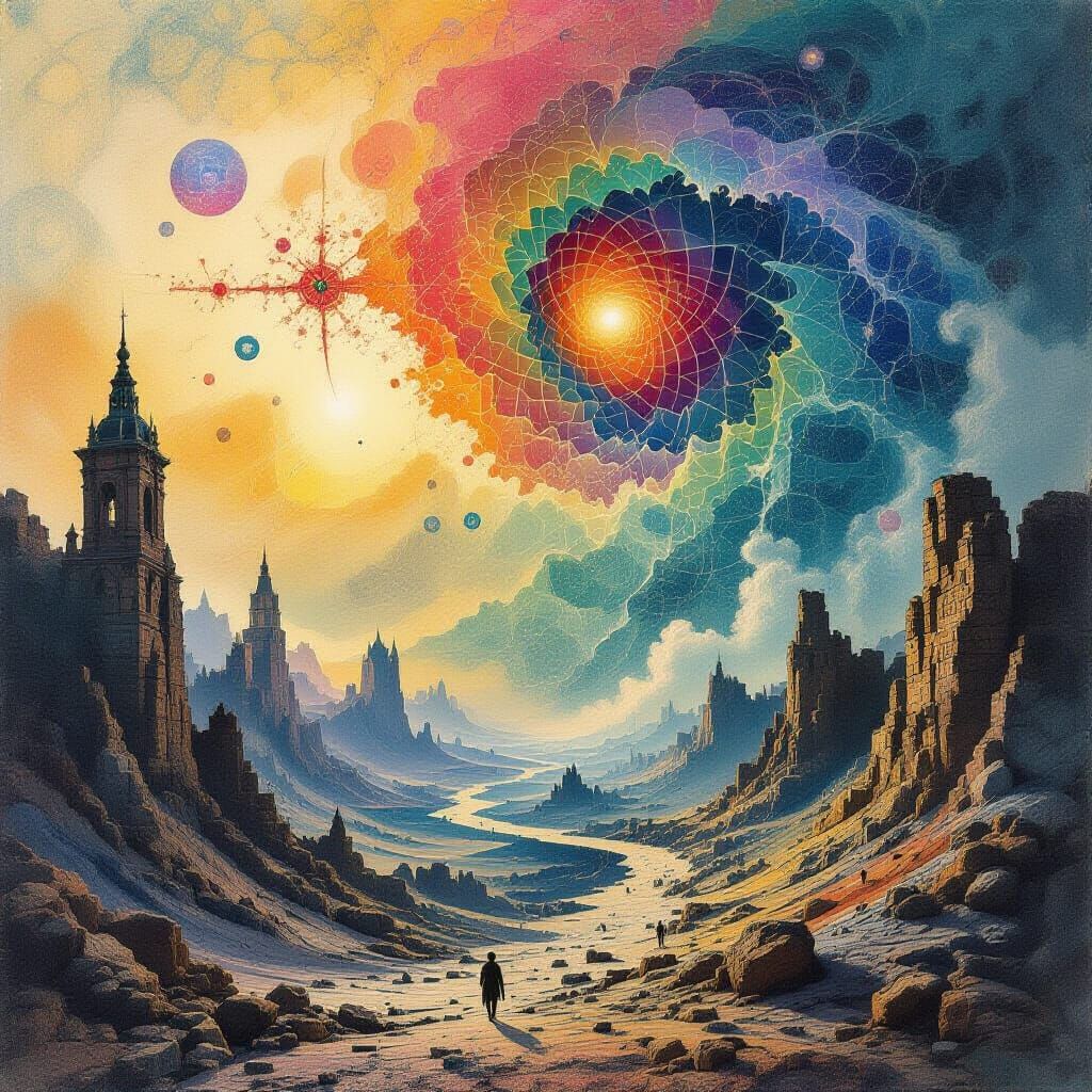 Psychedelic Landscape of Vibrations and Turbulence