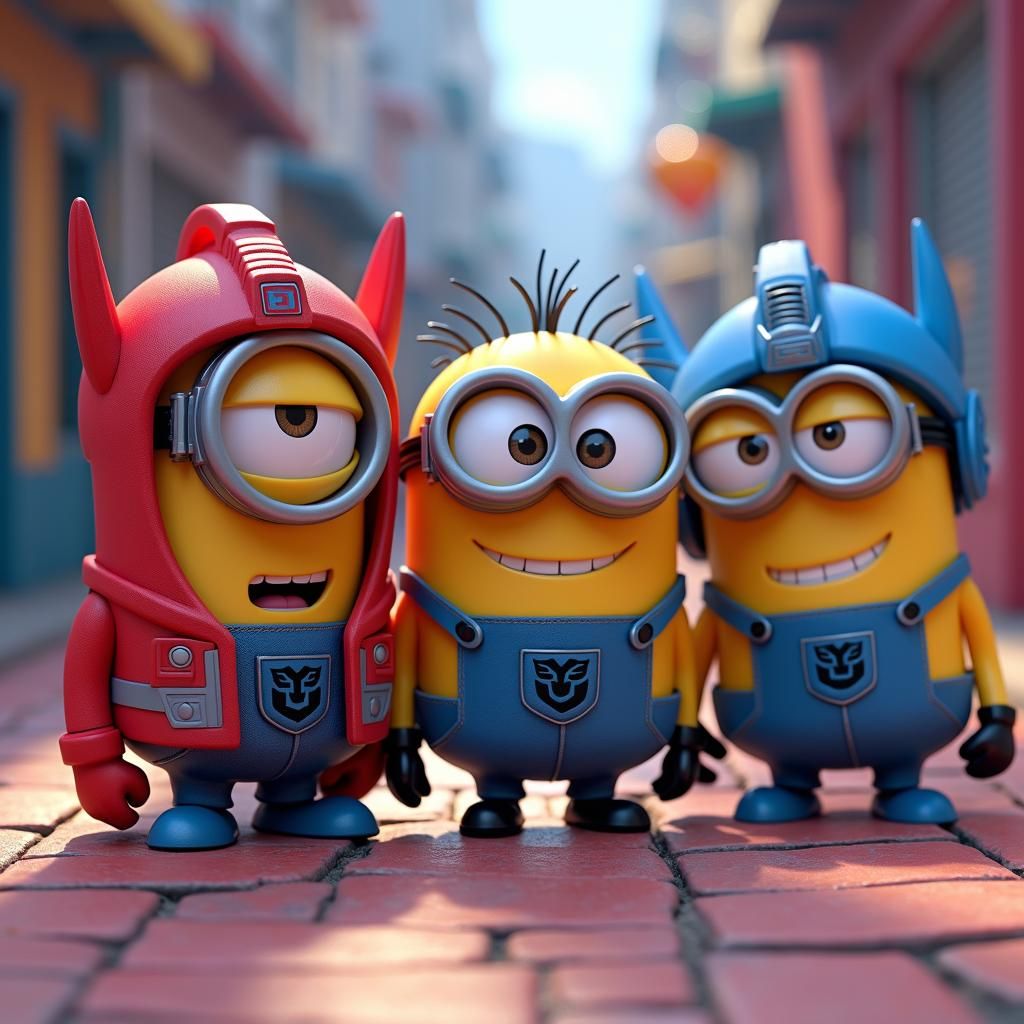 Minions as Transformers: A Cartoon Adventure