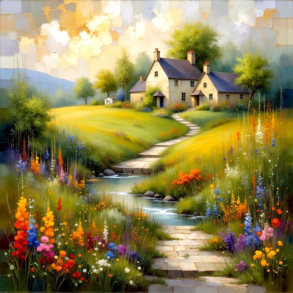 Enchanting English Countryside in Springtime