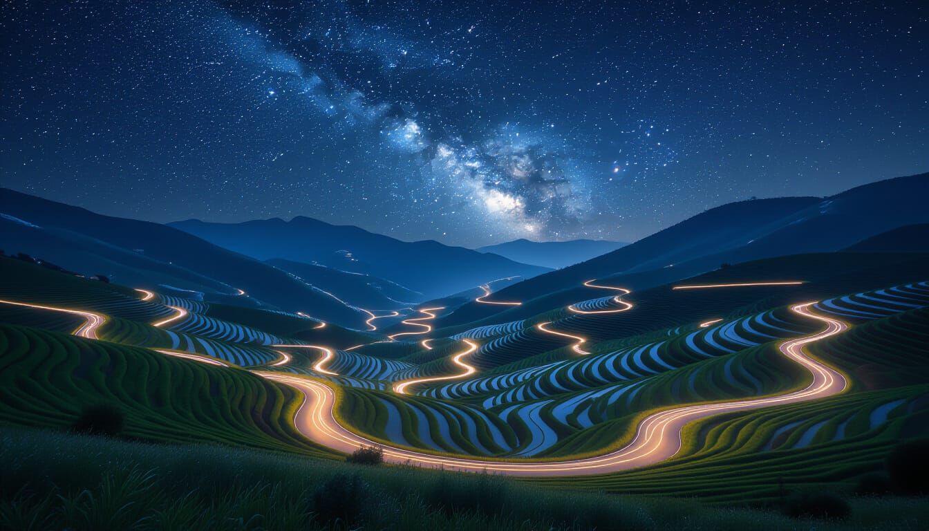 Astonishing Glowing Landscape
