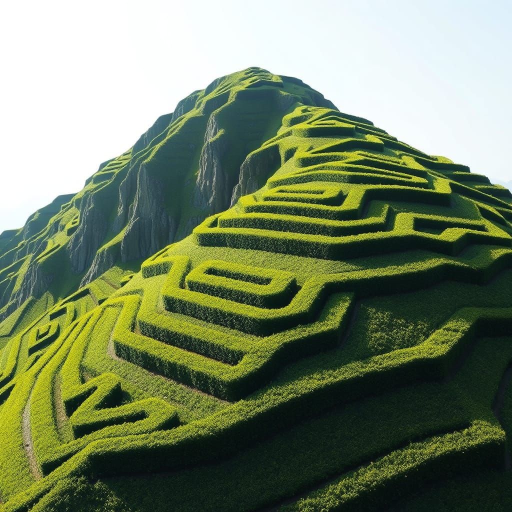 Hedge Maze Hiking Trail