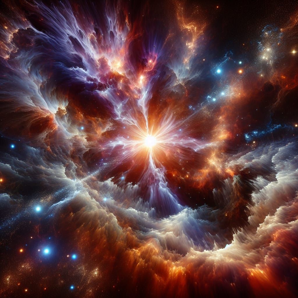 Magnificent Supernova Explosion in Deep Color