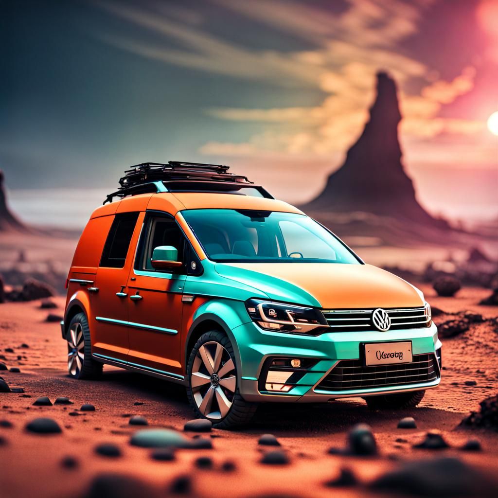 Rustic VW Caddy on an Alien World