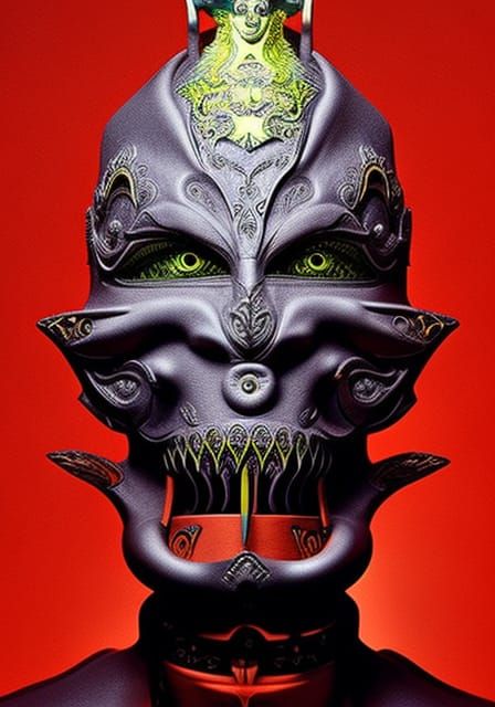 Nightmare Monsters in Surrealist Sci-Fi Style