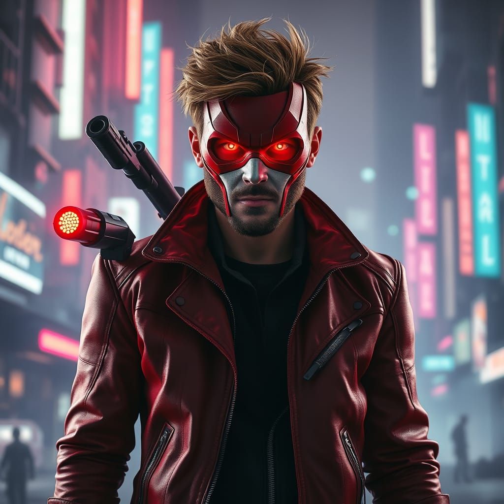 Star-Lord: Cosmic Gunslinger in Neon City