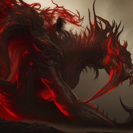 Elden Ring Lord of Blood Boss: Digital Matte Painting
