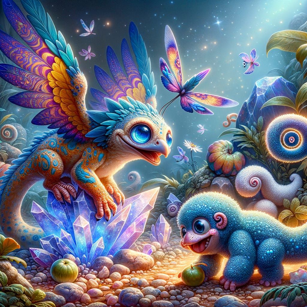 Fantastical Creatures: Snurge, Querf, and Squozzle Frolic