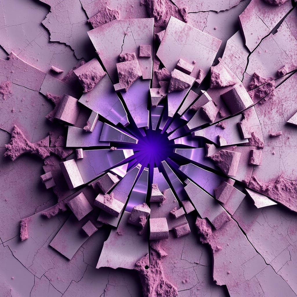 Abstract Fractal of Social Fracture and Deep Thought