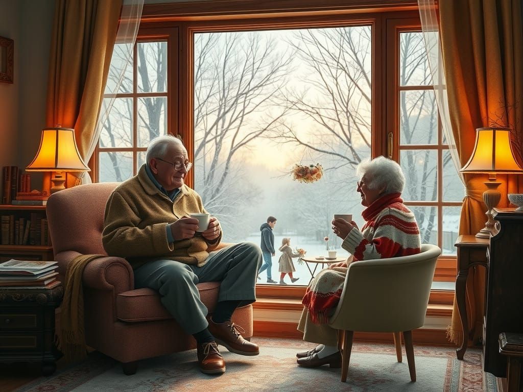 Cozy Winter Memories of Love and Nostalgia