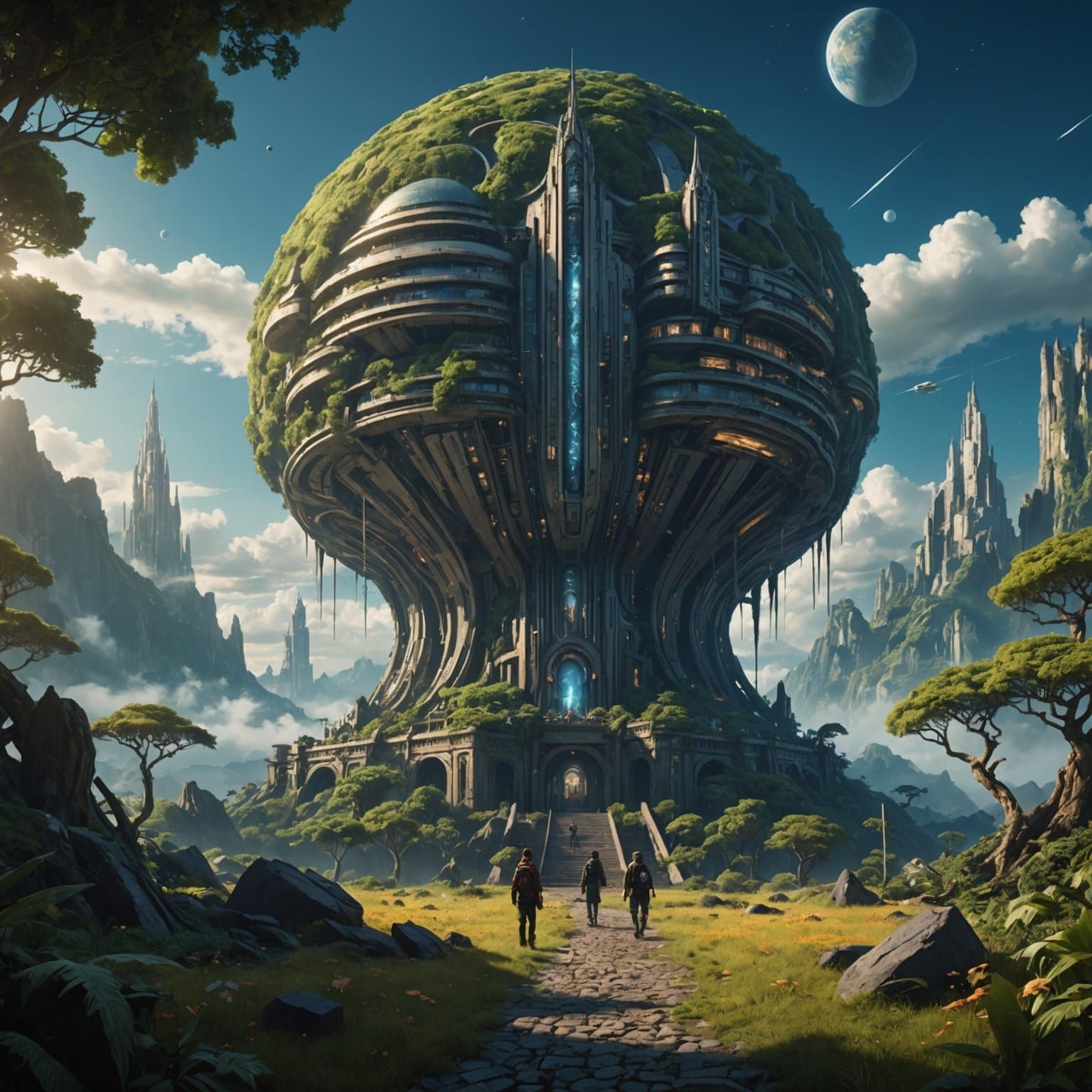 Lost in Another Dimension: Digital Matte Painting