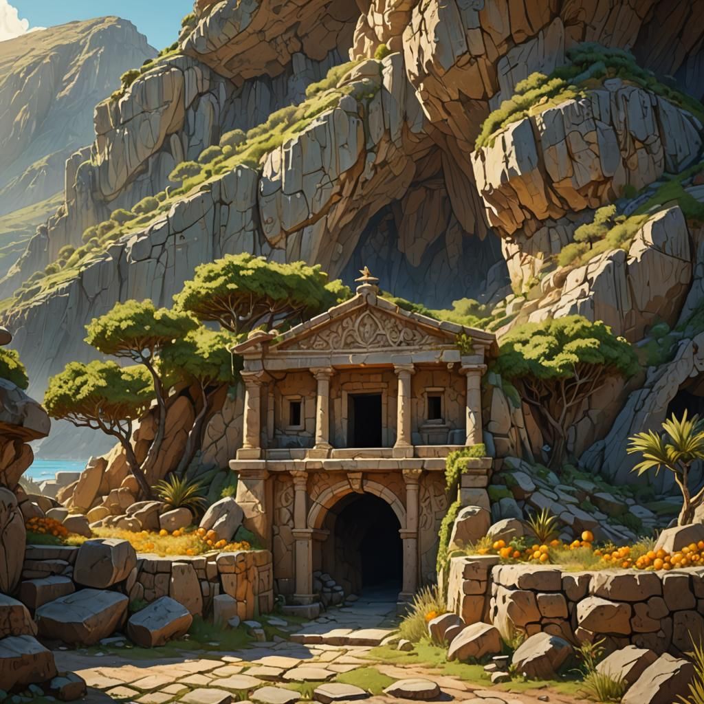 Abandoned Coastal Village Concept Art