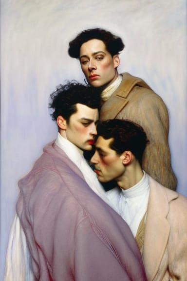 Romantic Kiss: Dark Fantasy Concept Art