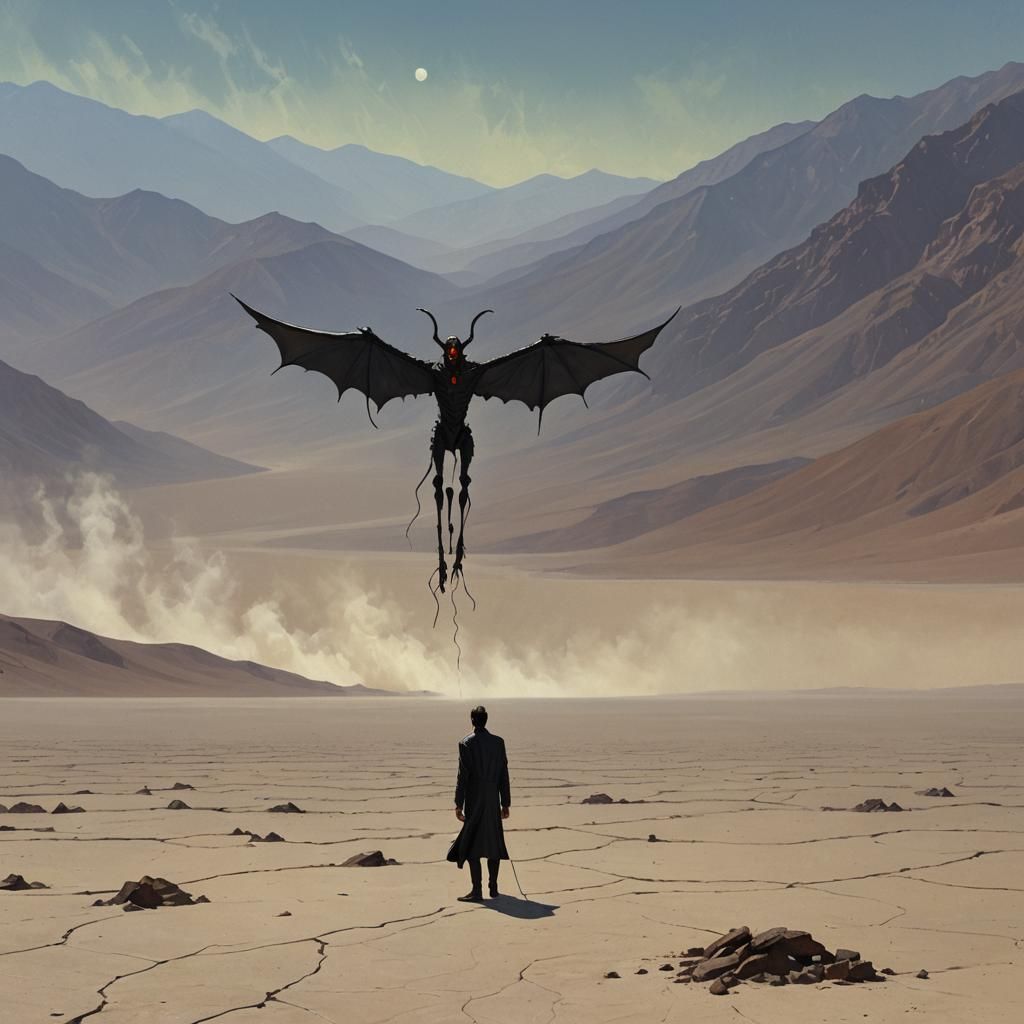 Lucifer's Surprise in Death Valley: Andreev Style