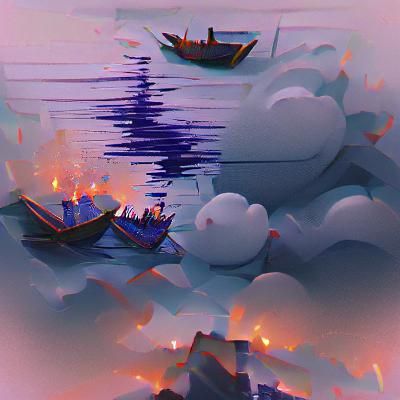 Calm Amidst Chaos: An AI Interpretation