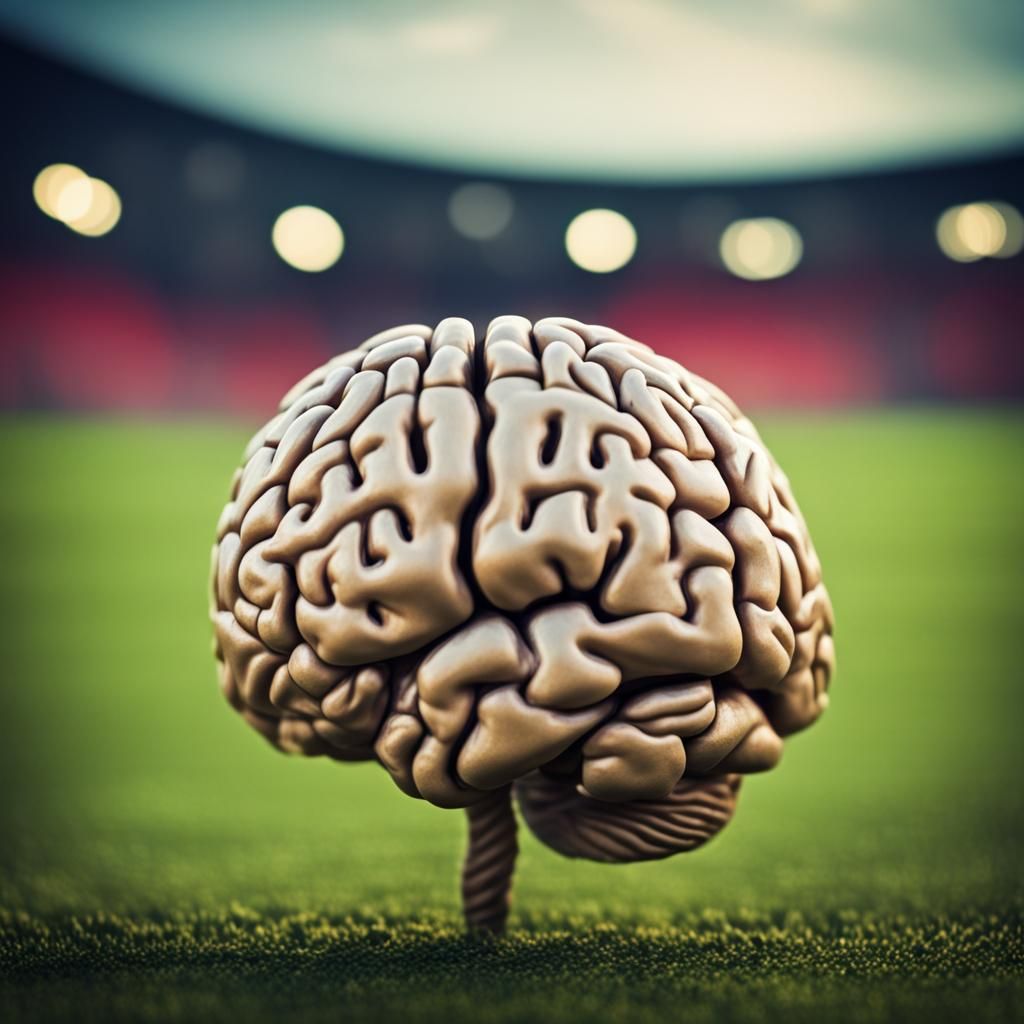 Brain on Soccer Pitch in Sharp Focus