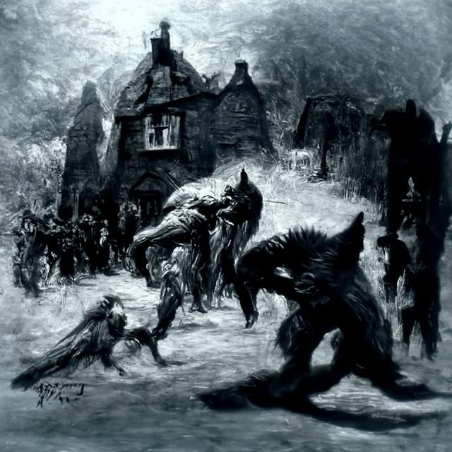 Werewolf Attack: Sinister Medieval Horror