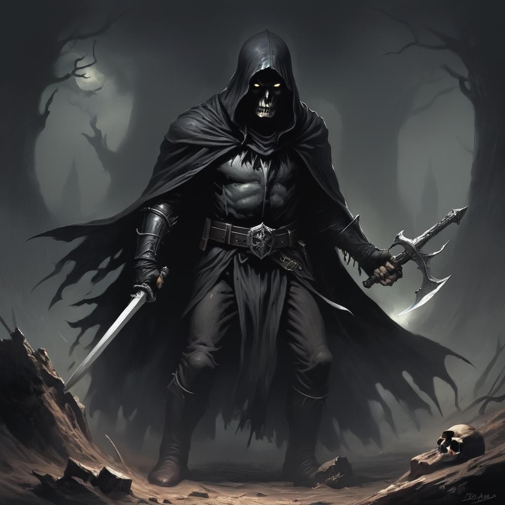 Grimdark Fantasy Scene