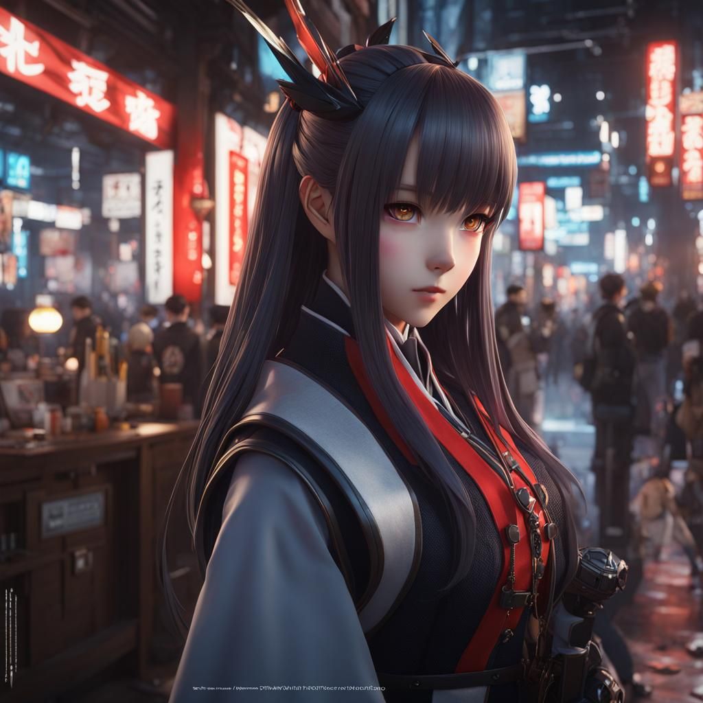 Breathtaking 3D Anime Art with Intricate Details