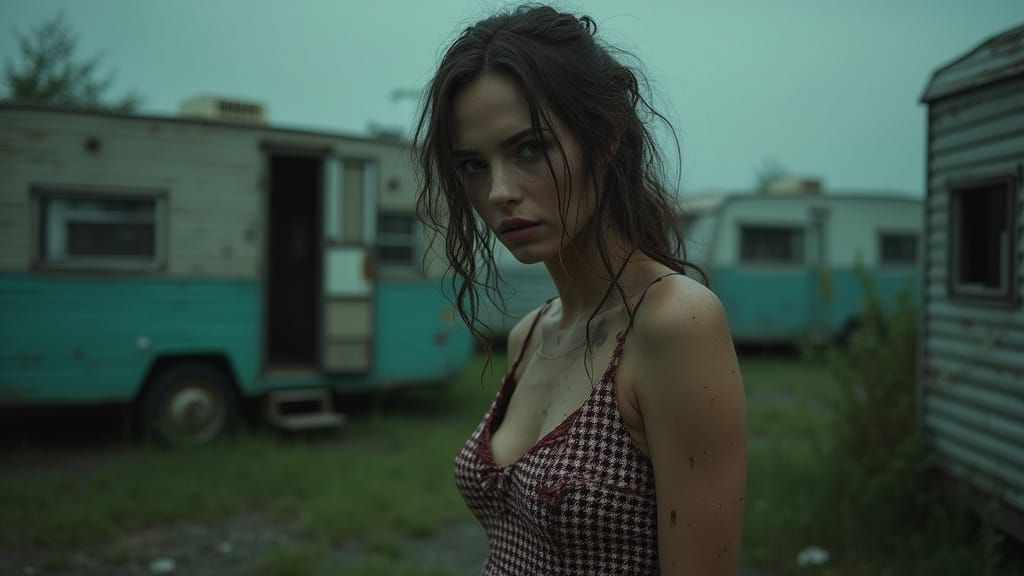 Post-Apocalyptic Trailer Park Princess in Ruins