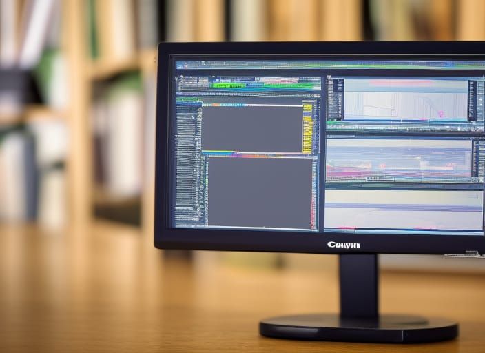 Windows 98 Monitor in Professional Photography Style