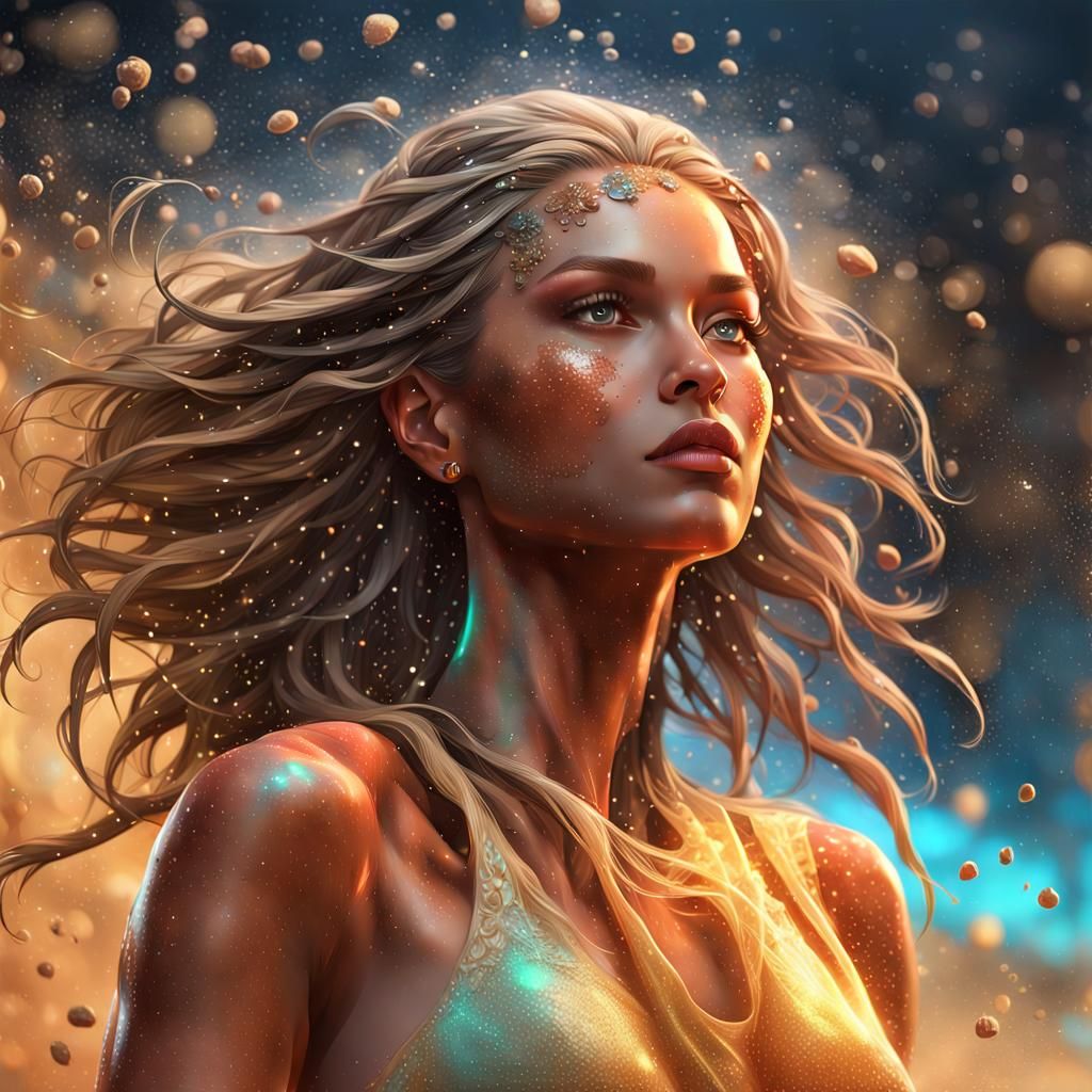 Fantastical World Inside a Grain of Sand