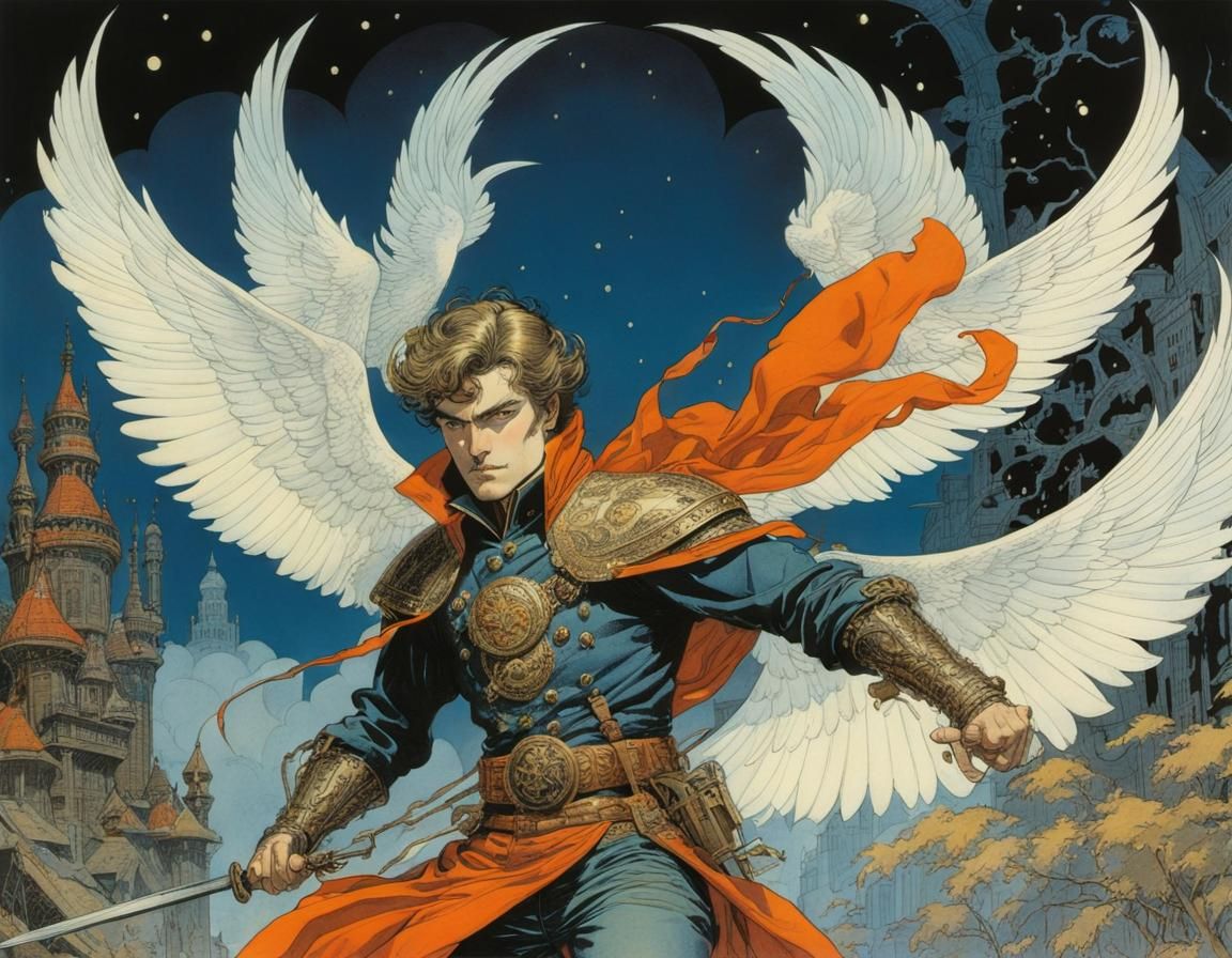 Intricate Illustration in Comic Art Style