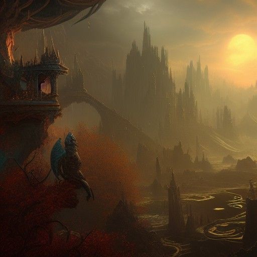 Detailed Matte Painting of 'The Watcher'