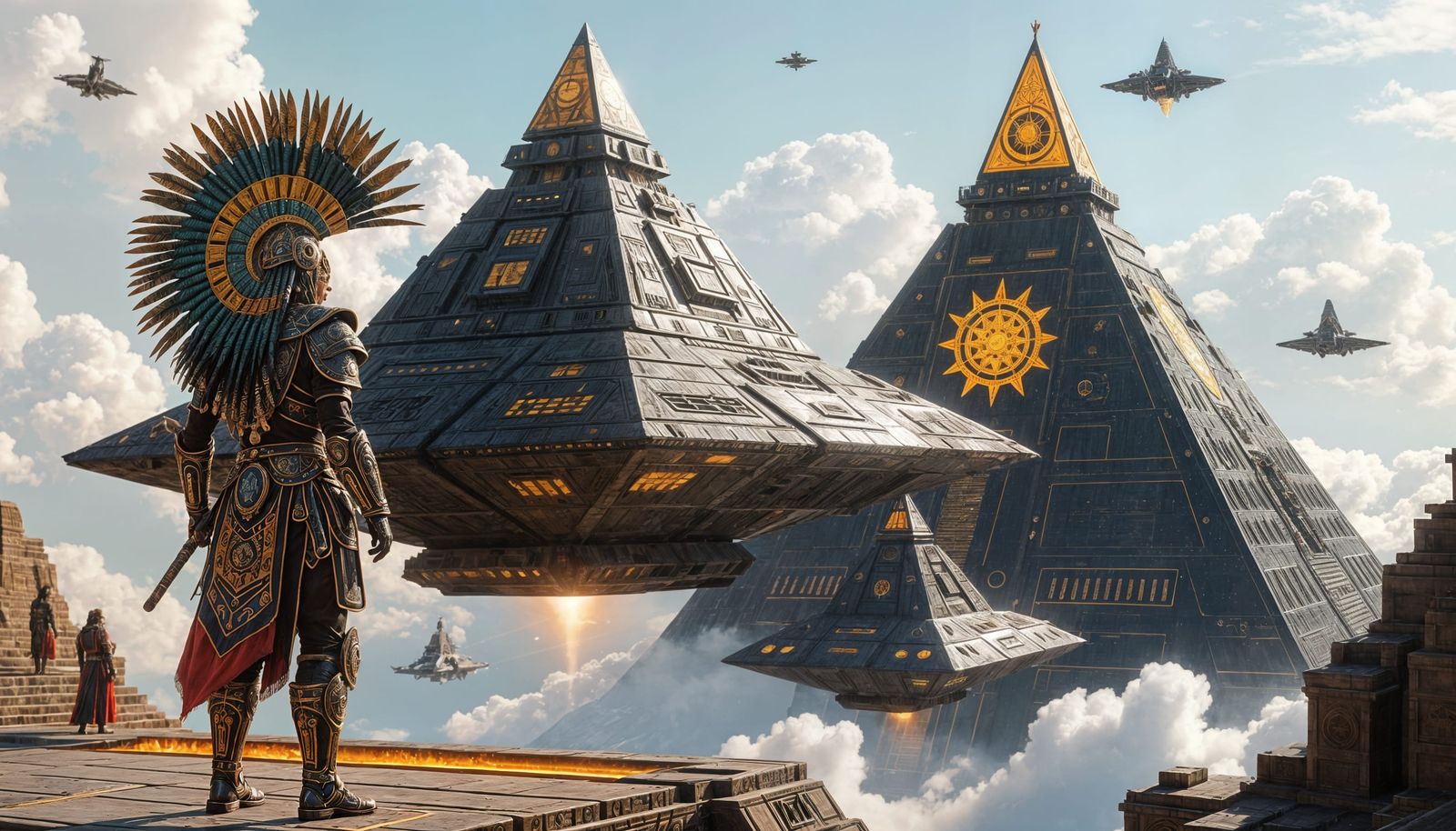 Aztec Starships Ascending: An Alternate History in Cyberpunk...