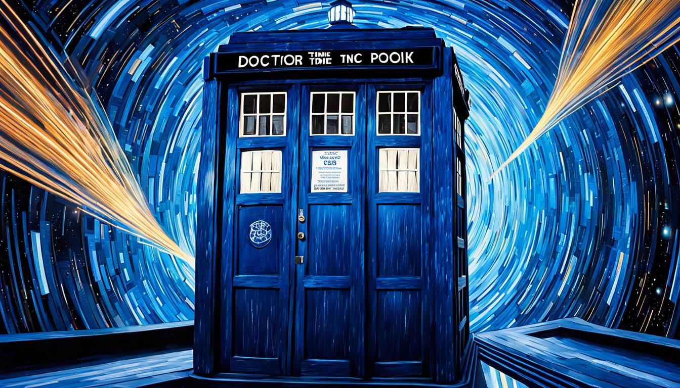 Doctor Who: Tardis in a Starry Vortex
