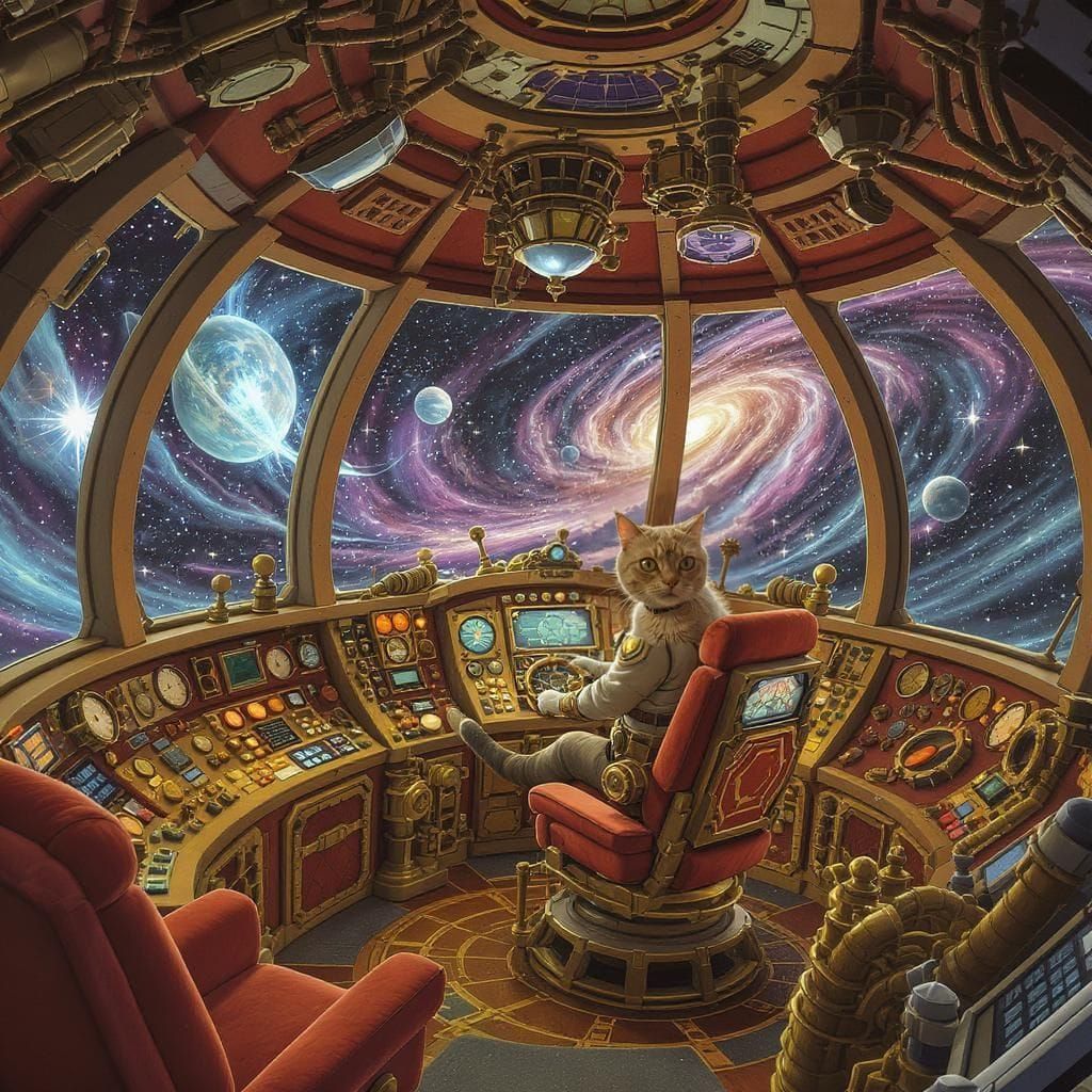 Cat Portrait Generated by AI