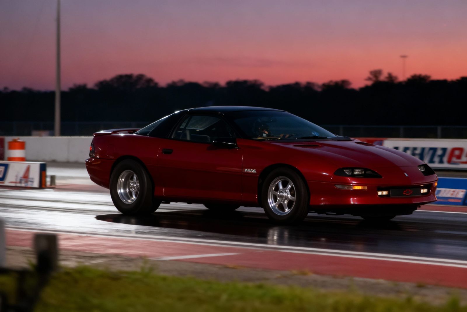1993 Camaro NHRA Drag Racing at Dusk