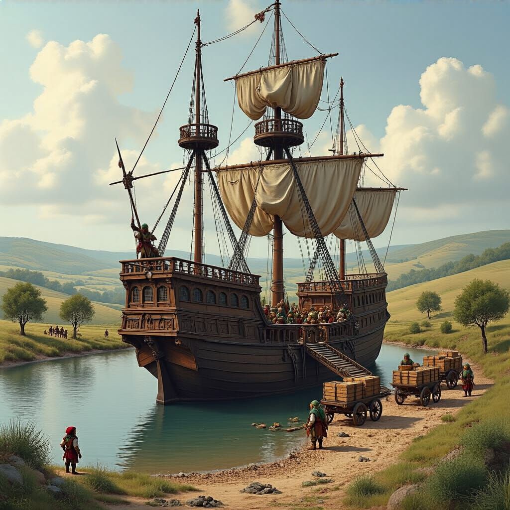 Galleon Docks: Kobolds Load Cargo