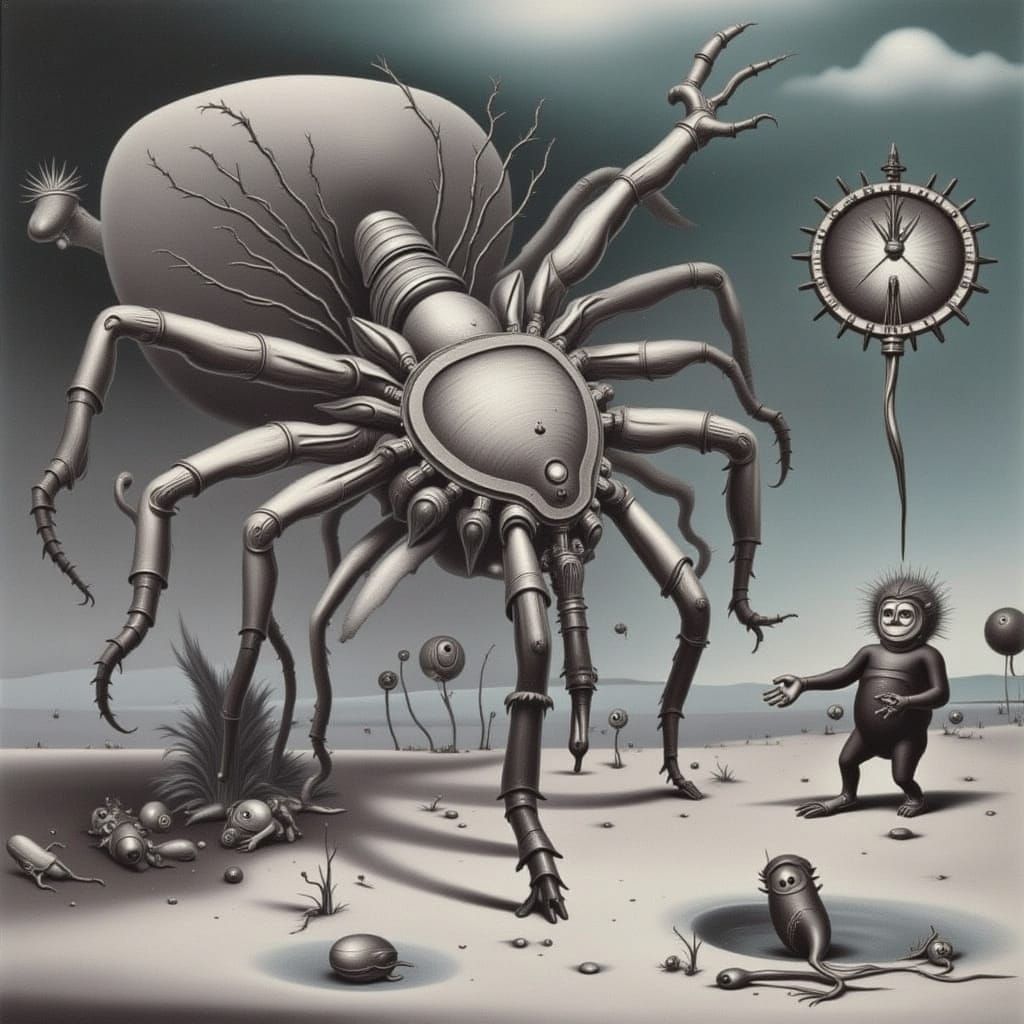 Arachnid Creatures in a Strange World