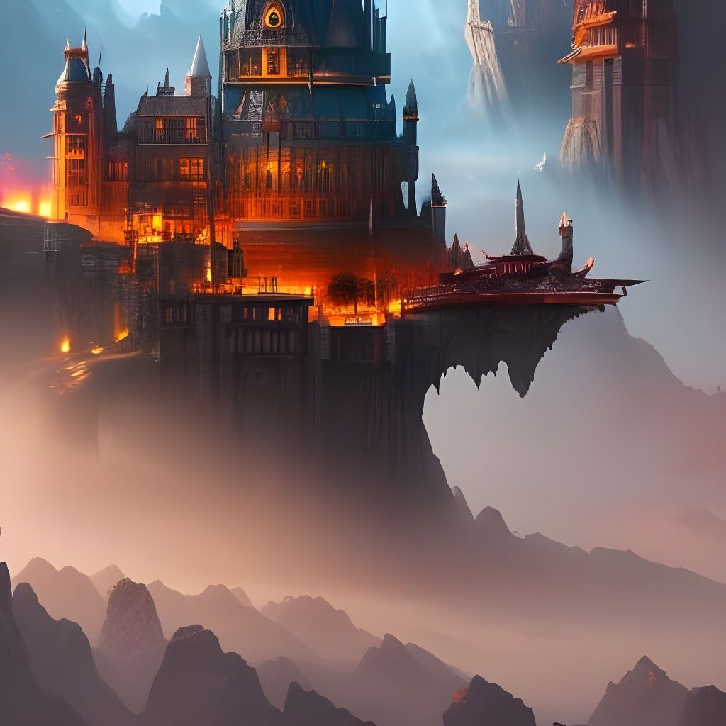 castles, Landscape, Epic cinematic brilliant stunning intricate meticulously detailed dramatic atmospheric maximalist di...