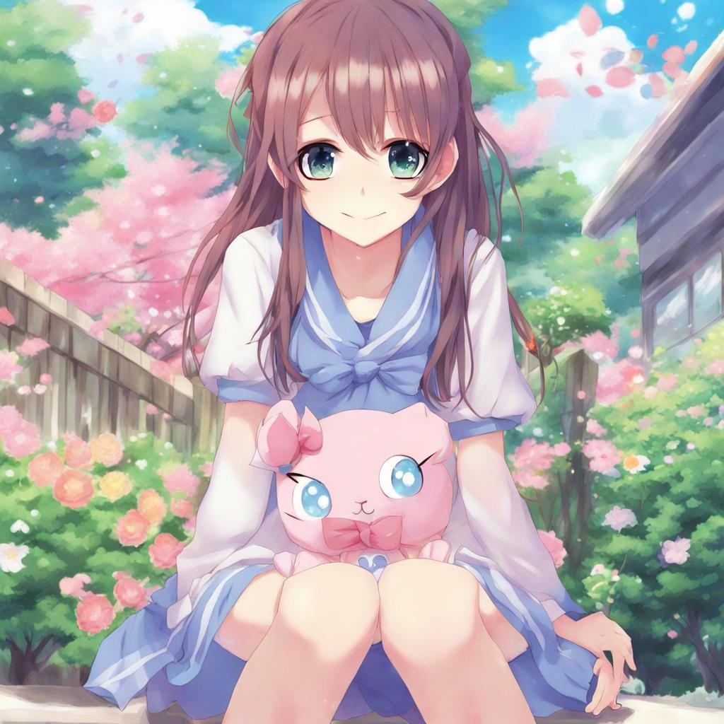 Kawaii Anime Manga Key Visual Illustration