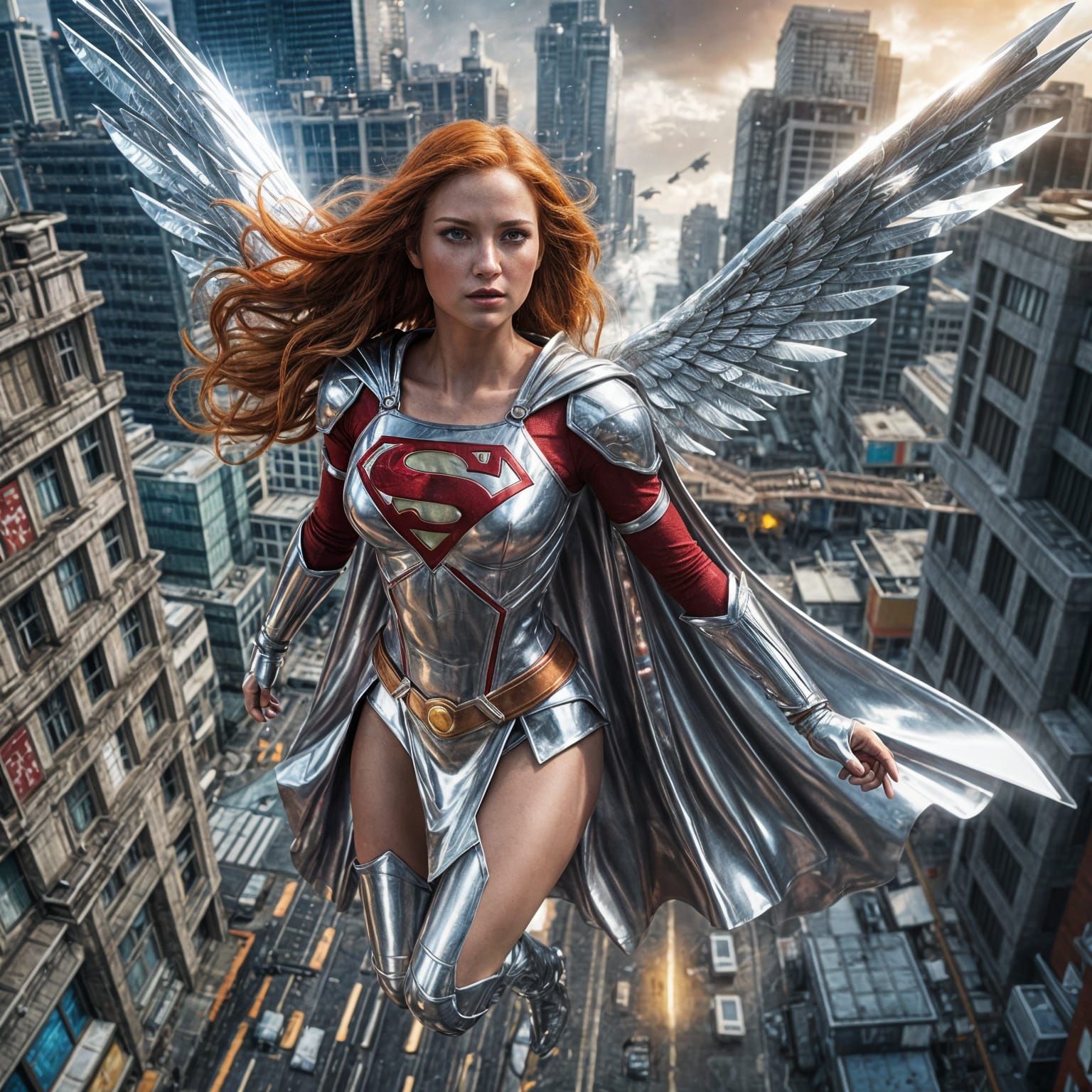 Supergirl Battles Hurricane in the Philippines