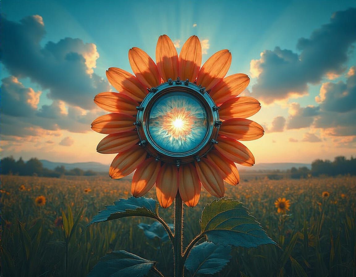 Animatronic Flux Capacitor With Flower-Head