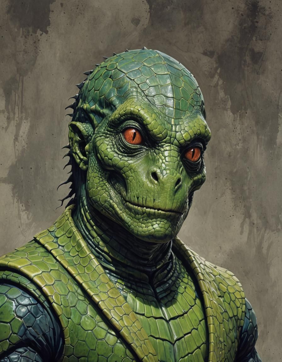 Reptilian Portrait